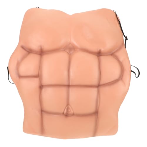 PartyKindom Realistisches Fake Muscle Chest Kostüm für Männer Leichtes Atmungsaktives Cosplay Accessoire mit Authentischem Muskel Look Bequeme Passform für Halloween Fasching und Kostüm Events PartyKindom Realistisches Fake Muscle Chest Kostüm für Männer Leichtes Atmungsaktives Cosplay Accessoire mit Authentischem Muskel Look Bequeme Passform für Halloween Fasching und Kostüm Events von PartyKindom