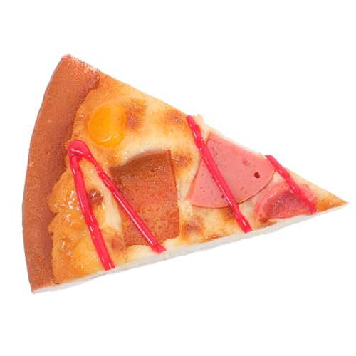 PartyKindom Realistisches Faux Food Modell Pizza Slice Ornament für Partydekoration Fotografie Rollenspiel und Küchen Deko PartyKindom Realistisches Faux Food Modell Pizza Slice Ornament für Partydekoration Fotografie Rollenspiel und Küchen Deko von PartyKindom