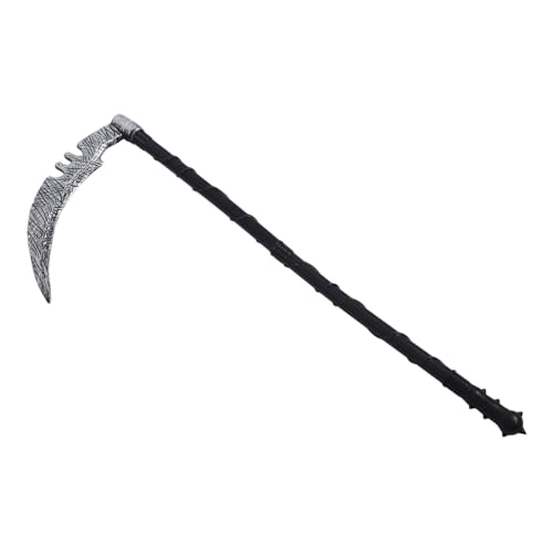 PartyKindom Realistisches Halloween Accessoire für Erwachsene Abnehmbare Sicheln für Kostüm und Bühnenaufführungen für Cosplay Partys PartyKindom Realistisches Halloween Accessoire für Erwachsene Abnehmbare Sicheln für Kostüm und Bühnenaufführungen für Cosplay Partys von PartyKindom