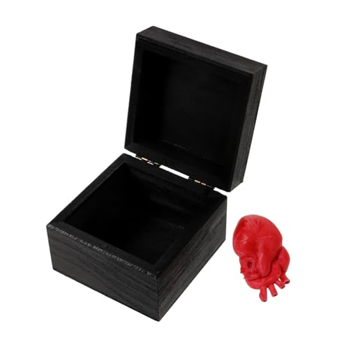 PartyKindom Realistisches Herzmodell Harz Gruselige Halloween Dekoration Wiederverwendbare Streich Requisite Geschenkbox für Schaurige für Partys von PartyKindom