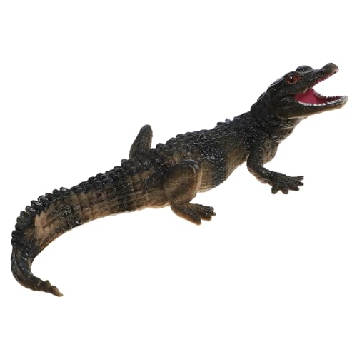 PartyKindom Realistisches Krokodil Tiermodell aus Detailgetreues Simulationsmodell für Pädagogische Figur zur Tiererkennung und Wohnraumdekoration PartyKindom Realistisches Krokodil Tiermodell aus Detailgetreues Simulationsmodell für Pädagogische Figur zur Tiererkennung und Wohnraumdekoration von PartyKindom