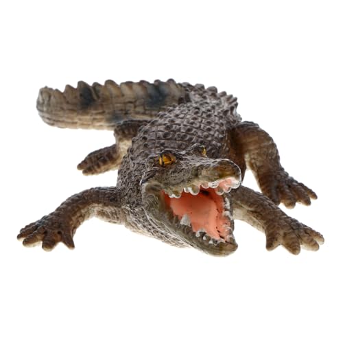 PartyKindom Realistisches Krokodilmodell Tier aus Robustem Material Pädagogisches Wildtiere Ornament für Sicher Verarbeitet Detailgetreu und Langlebig für Kreatives PartyKindom Realistisches Krokodilmodell Tier aus Robustem Material Pädagogisches Wildtiere Ornament für Sicher Verarbeitet Detailgetreu und Langlebig für Kreatives von PartyKindom