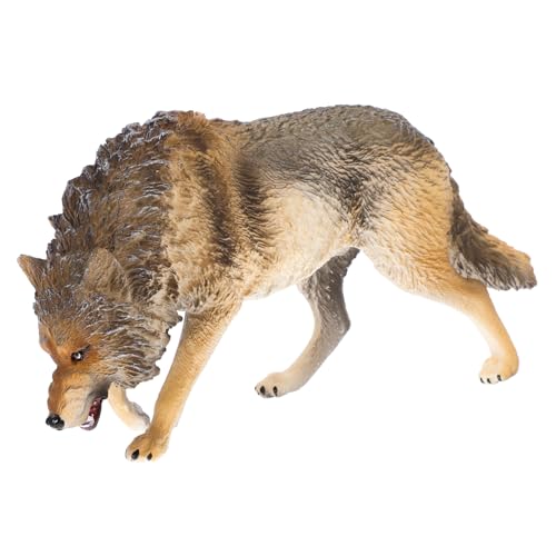 PartyKindom Realistisches Nordamerikanisches Braunes Wolfsmodell Kleine Wildlife Figur Detailgetreue Simulation Dekorative Tischfigur für Zuhause Büro Kinderzimmer Geschenk für PartyKindom Realistisches Nordamerikanisches Braunes Wolfsmodell Kleine Wildlife Figur Detailgetreue Simulation Dekorative Tischfigur für Zuhause Büro Kinderzimmer Geschenk für von PartyKindom