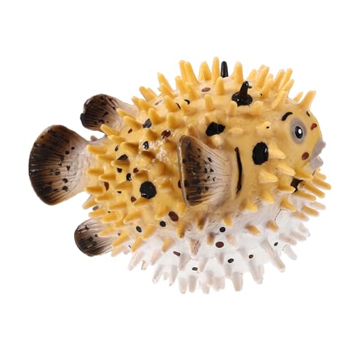 PartyKindom Realistisches Puffertier Künstliche Fischfigur für Aquarien Meereslebewesen Deko Lernspielzeug für Bastelprojekte und Frühe Bildung von PartyKindom