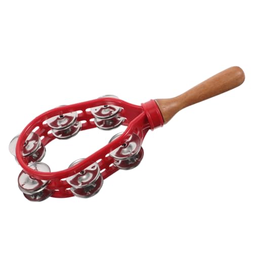 PartyKindom Robuste Holzschüttelglocken für Rote Gourd Form Musikinstrument für Feiertage und Partys Musikalischen Frühbildung von PartyKindom