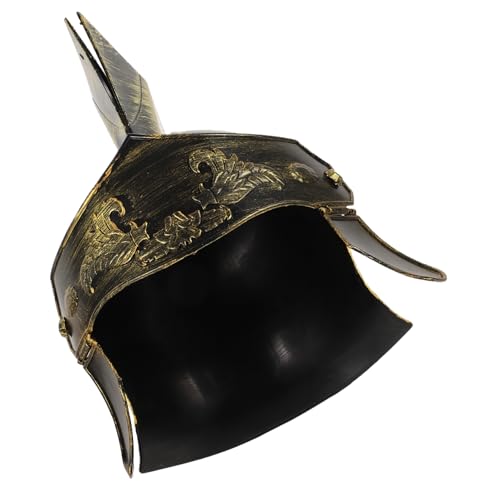 PartyKindom Römischer Helm Soldatenhelm Für Mittelalterkostüm Herrenhelm Römerkostüm Zubehör Für Cosplay Halloween Party Requisiten von PartyKindom
