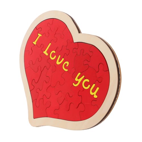 PartyKindom Romantisches Herz Puzzle aus Holz Valentinstag Hochzeits und Jubiläums Dekoration Tragbares und Kompaktes Puzzle für Kreative und Party Events PartyKindom Romantisches Herz Puzzle aus Holz Valentinstag Hochzeits und Jubiläums Dekoration Tragbares und Kompaktes Puzzle für Kreative und Party Events von PartyKindom