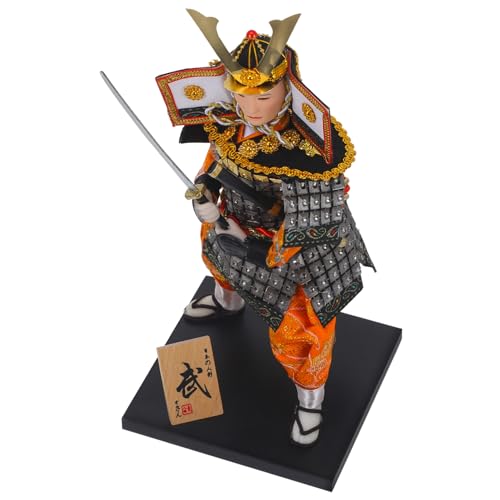 PartyKindom Samurai Puppe Japanische Deko Figur Ornament für Tischdekoration für Japanische Wohnkultur und Besondere Anlässe Handgefertigt mit Filigranem Design PartyKindom Samurai Puppe Japanische Deko Figur Ornament für Tischdekoration für Japanische Wohnkultur und Besondere Anlässe Handgefertigt mit Filigranem Design von PartyKindom