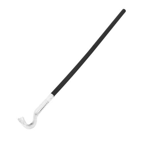 PartyKindom Schlangenkopfkrücke Halloween Kostüm Walking Cane Prop- Kostüme Zauberstab Die krücken Stock für Kostüm Zuckerrohr-Requisiten- Stock-Kostüm-Requisite Abs Silber PartyKindom Schlangenkopfkrücke Halloween Kostüm Walking Cane Prop- Kostüme Zauberstab Die krücken Stock für Kostüm Zuckerrohr-Requisiten- Stock-Kostüm-Requisite Abs Silber von PartyKindom