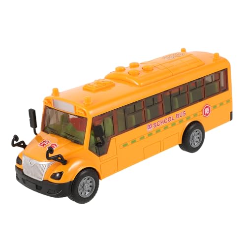 PartyKindom Schulbus mit Inertialantrieb und Musikfunktion Kleines Leichtes Modell mit Sicherem Material und Realistisch Öffnenden Türen für Kleinkinder Lernen PartyKindom Schulbus mit Inertialantrieb und Musikfunktion Kleines Leichtes Modell mit Sicherem Material und Realistisch Öffnenden Türen für Kleinkinder Lernen von PartyKindom