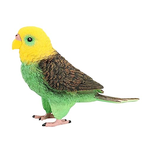 PartyKindom Simulierte Papageienspielzeug Auto Papagei-Ornament Vogeldekoration Spielzeugpapagei für simuliertes Papageienmodell Papagei-Statue Plastik Green von PartyKindom