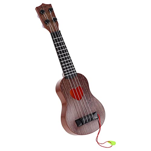 PartyKindom Simuliertes Ukulele Leichtes Musikalisches Lerninstrument für Pädagogisches Musikspielzeug für Anfänger Mädchen und Jungen PartyKindom Simuliertes Ukulele Leichtes Musikalisches Lerninstrument für Pädagogisches Musikspielzeug für Anfänger Mädchen und Jungen von PartyKindom