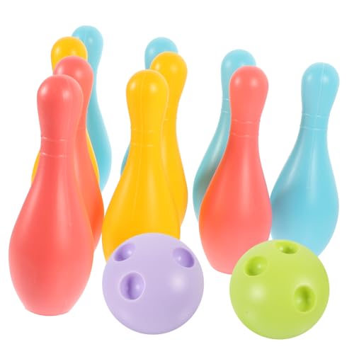 PartyKindom Teiliges Bowling aus Kunststoff Buntes Indoor für Kleinkinder Motorische Eltern Junge Mädchen Freizeitspaß Handliches Bowling für Drinnen und Draußen PartyKindom Teiliges Bowling aus Kunststoff Buntes Indoor für Kleinkinder Motorische Eltern Junge Mädchen Freizeitspaß Handliches Bowling für Drinnen und Draußen von PartyKindom
