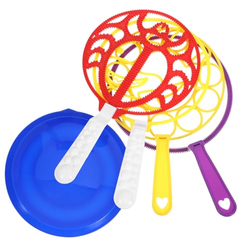PartyKindom Teiliges Bubble Wand aus Abs Große Seifenblasen mit Verschiedenen Lochgrößen Komfortabler Griff für Outdoor Geburtstags Familienfeiern Geeignet für Erwachsene von PartyKindom