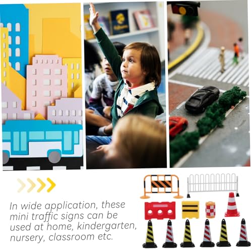 PartyKindom Teiliges Mini verkehrsschilder Robustem Kunststoff Realistische Farben Pädagogisches für Verkehrssicherheit Leicht Tragbar für Kindergarten und Schule PartyKindom Teiliges Mini verkehrsschilder Robustem Kunststoff Realistische Farben Pädagogisches für Verkehrssicherheit Leicht Tragbar für Kindergarten und Schule von PartyKindom