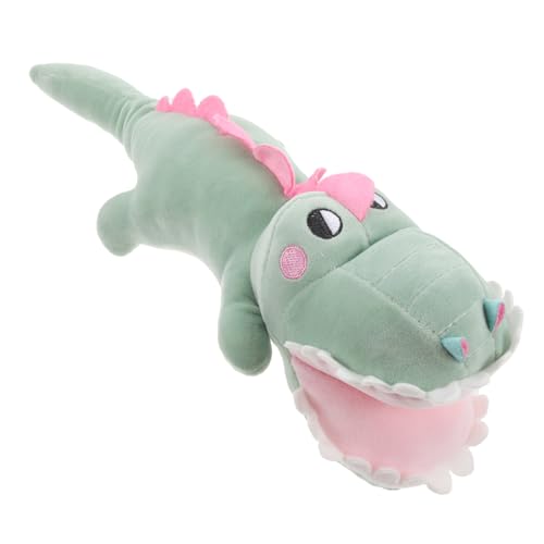 PartyKindom Tierförmige Kuscheltiere Für Babys Für Babys Kuscheltiere Für Für Jungen Kindergeburtstagsgeschenk Alligator Kuscheltier Grüner Plüsch von PartyKindom