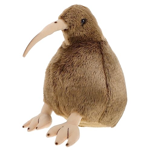 PartyKindom Tierisches Kuscheltier Ausgestopfter Vogel Karikatur Vogel Plüsch Riesiges Plüschtier Groß Tiere Plüschspielzeug Puppe Dekorativer Vogel Brown von PartyKindom