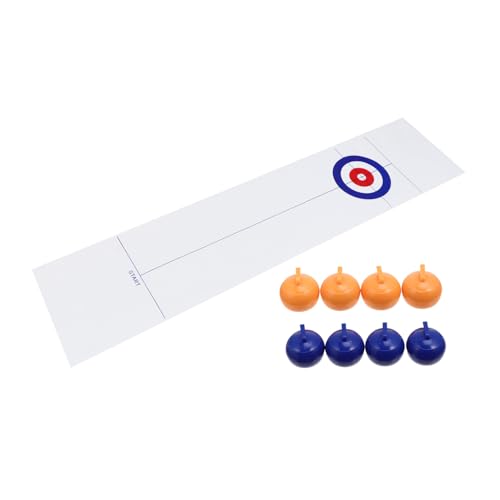 PartyKindom Tischcurling für Erwachsene Tragbares Brettspiel Hand Augen Koordination für Partys und Familienunterhaltung Geschenktipp für Curling Fans PartyKindom Tischcurling für Erwachsene Tragbares Brettspiel Hand Augen Koordination für Partys und Familienunterhaltung Geschenktipp für Curling Fans von PartyKindom