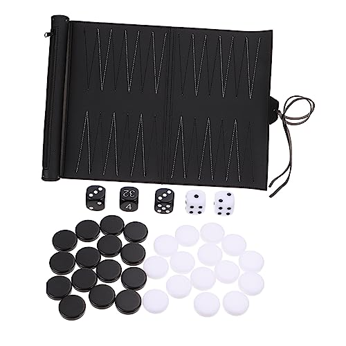 PartyKindom Tragbares PU Schachbrettspiel für Reisen Faltbares Kompaktes Schachspiel für Freunde Zubehör für Brettspiel Schwarz PartyKindom Tragbares PU Schachbrettspiel für Reisen Faltbares Kompaktes Schachspiel für Freunde Zubehör für Brettspiel Schwarz von PartyKindom
