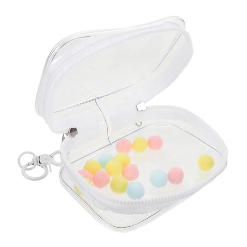 PartyKindom Transparente Sammler Doll Bag mit Schlüsselanhänger Doppelseitiger Reißverschluss Dickes Staubgeschützt Tragbarer Organizer für Plüschtiere und Figuren Klare Aufbewahrungstasche PartyKindom Transparente Sammler Doll Bag mit Schlüsselanhänger Doppelseitiger Reißverschluss Dickes Staubgeschützt Tragbarer Organizer für Plüschtiere und Figuren Klare Aufbewahrungstasche von PartyKindom