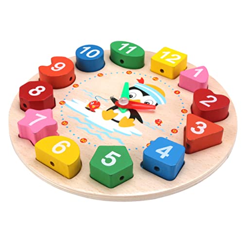 PartyKindom Uhr-lernspielzeug Nummer Uhr Kleinkinder Lernuhr Uhr-Puzzle- Uhrlernen Für Cartoon Uhr Kinderuhr Blockiert Lernuhr Für Hölzern PartyKindom Uhr-lernspielzeug Nummer Uhr Kleinkinder Lernuhr Uhr-Puzzle- Uhrlernen Für Cartoon Uhr Kinderuhr Blockiert Lernuhr Für Hölzern von PartyKindom