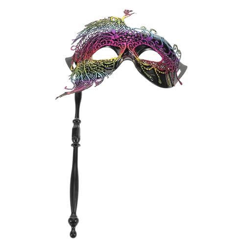 PartyKindom Venezianische Maskenmaske für Damen Spitze Handheld Design für Karneval Halloween Themenpartys Atmungsaktiv Handwerkskunst Optimale Abdeckung PartyKindom Venezianische Maskenmaske für Damen Spitze Handheld Design für Karneval Halloween Themenpartys Atmungsaktiv Handwerkskunst Optimale Abdeckung von PartyKindom