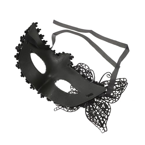 PartyKindom Venezianische Spitzen Halbmaske Damen Masquerade Ball Leichtes Atmungsaktives Material für Karneval Halloween Party Cosplay von PartyKindom