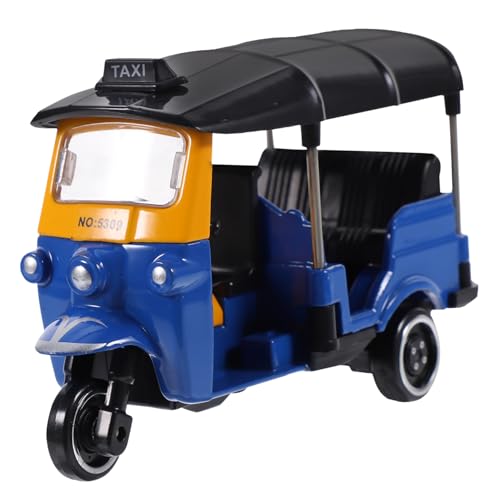 PartyKindom Vintage Tricycle Modell aus Legierung Retro Thai Dreirad Ornament Robust Dekorativ für Büro Wohnzimmer Stilvolle Miniatur im Blauen Display PartyKindom Vintage Tricycle Modell aus Legierung Retro Thai Dreirad Ornament Robust Dekorativ für Büro Wohnzimmer Stilvolle Miniatur im Blauen Display von PartyKindom