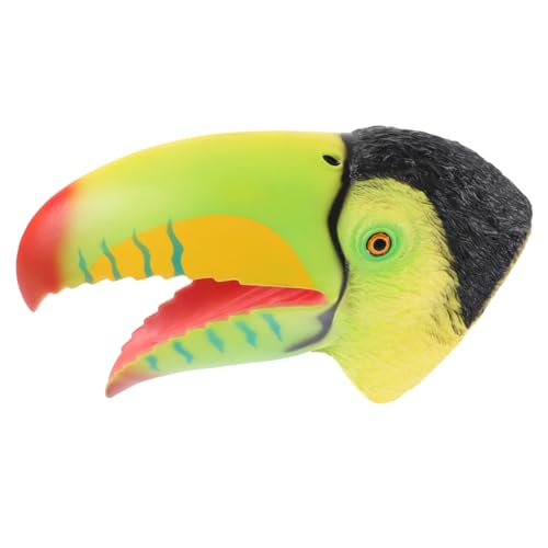 PartyKindom Weiche Waschbare Toucan handpuppe aus Ungiftigem Material Interaktives für Motorik Hand Auge koordination und Kreativem Puppenspiel von PartyKindom