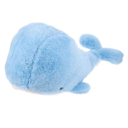 PartyKindom Weiches Blaues Wal Kuscheltier Plüschtier Niedliche Cartoon Wal Puppe für Dekoratives Schlafzimmer und Wohnzimmer Accessoire Gemütliches und Umarmungsspielzeug von PartyKindom