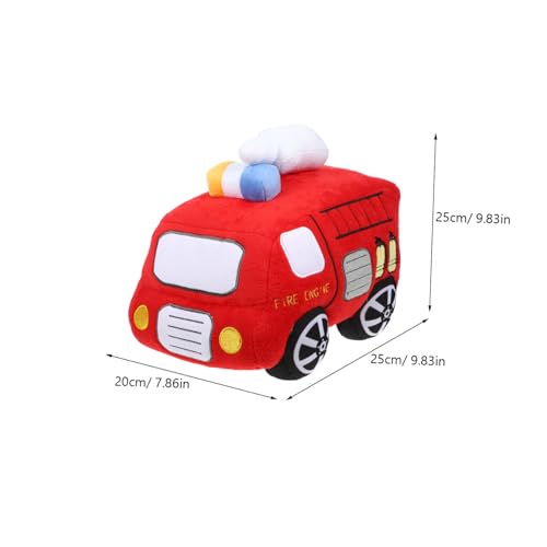 PartyKindom Weiches Feuerwehr Auto Kuschelkissen Cartoon Plüschspielzeug Weicher Gefüllter Feuerwehrwagen Puppenkissen für Kinderzimmer und Schlafbereich Langlebig und Hautfreundlich PartyKindom Weiches Feuerwehr Auto Kuschelkissen Cartoon Plüschspielzeug Weicher Gefüllter Feuerwehrwagen Puppenkissen für Kinderzimmer und Schlafbereich Langlebig und Hautfreundlich von PartyKindom