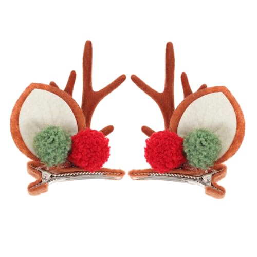 PartyKindom Weihnachtliche Rentier Haarspangen Niedliche Geweih Haarklammern Leicht und Komfortabel Robustes Material für Weihnachts und Cosplay Partys für Mädchen und Frauen PartyKindom Weihnachtliche Rentier Haarspangen Niedliche Geweih Haarklammern Leicht und Komfortabel Robustes Material für Weihnachts und Cosplay Partys für Mädchen und Frauen von PartyKindom