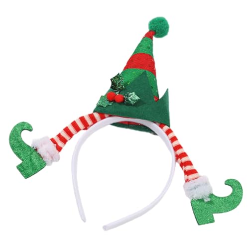 PartyKindom Weihnachtlicher Haarreif mit Design Handgefertigtes Party Cosplay Accessoire für Weihnachten Geburtstage Halloween und Festliche Anlässe Lustiges Stirnband mit Weihnachtsmütze und PartyKindom Weihnachtlicher Haarreif mit Design Handgefertigtes Party Cosplay Accessoire für Weihnachten Geburtstage Halloween und Festliche Anlässe Lustiges Stirnband mit Weihnachtsmütze und von PartyKindom