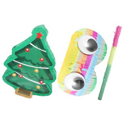 PartyKindom Weihnachtsbaum Pinata Teiliges mit und Augenbinde Bunte Partydeko für Kindergeburtstag und Weihnachtsfeier Candy Filled Partyspiel und Festliche Tischdekoration PartyKindom Weihnachtsbaum Pinata Teiliges mit und Augenbinde Bunte Partydeko für Kindergeburtstag und Weihnachtsfeier Candy Filled Partyspiel und Festliche Tischdekoration von PartyKindom