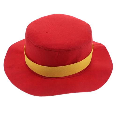 PartyKindom Weihnachtsmann Hut Filz für Cosplay Halloween Party Eleganter Bequemer Hut mit Flachem Accessoire für Festliche Auftritte PartyKindom Weihnachtsmann Hut Filz für Cosplay Halloween Party Eleganter Bequemer Hut mit Flachem Accessoire für Festliche Auftritte von PartyKindom