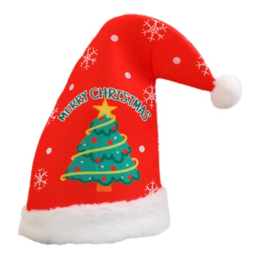 PartyKindom Weihnachtsmütze Plüsch Nikolausmütze Festliche Kopfbedeckung für Damen Herren Party Foto Requisit Weihnachten PartyKindom Weihnachtsmütze Plüsch Nikolausmütze Festliche Kopfbedeckung für Damen Herren Party Foto Requisit Weihnachten von PartyKindom