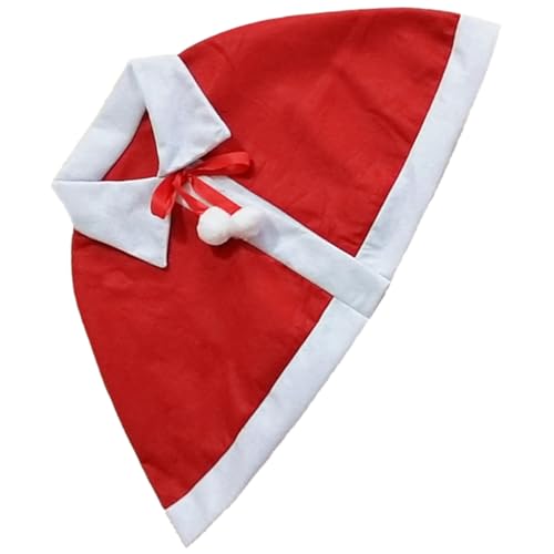 PartyKindom Weihnachtsplüsch Schal mit Bindekragen Niedlicher Umhang aus Langlebigem Material Bequemes Kostümzubehör für Festliche Verkleidungen für Weihnachten und Fasching PartyKindom Weihnachtsplüsch Schal mit Bindekragen Niedlicher Umhang aus Langlebigem Material Bequemes Kostümzubehör für Festliche Verkleidungen für Weihnachten und Fasching von PartyKindom