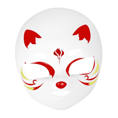 PartyKindom Weiße Für Halloween Und Gesichtsmaske Mit Feinen Details Robustem Material Und Vielseitiger Anwendung Für Und von PartyKindom