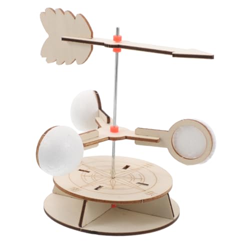 PartyKindom Windfahne Outdoor Wetterspielzeug Für Windrichtung Wissenschaftskits Für Kindererziehung Wetterkits Wetterwissenschaften Für DIY-experimente Hölzern von PartyKindom