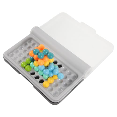 PartyKindom Wisdom Pyramid Beads Spielset Tragbares Denkspiel für Ab Jahren Fördert Logisches Leicht Robust für Reisen und Outdoor Spaß von PartyKindom