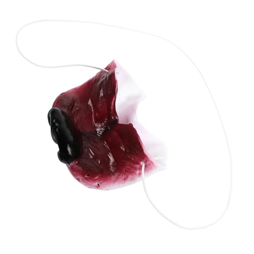 PartyKindom Wolf Hund Nase Dekoration Realistische Cosplay Tierkostüm Accessoire Leicht Bequem für Halloween und Partys für Wolf Dog Kostüme Strapazierfähiges Material von PartyKindom