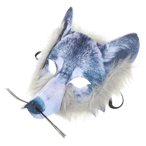 PartyKindom Wolf Maske für Halloween Gruselige Cosplay Maske für Maskerade und Kostümparty Einteiliges Accessoire für Festivals und Feiern Tierische Verkleidung für Erwachsene PartyKindom Wolf Maske für Halloween Gruselige Cosplay Maske für Maskerade und Kostümparty Einteiliges Accessoire für Festivals und Feiern Tierische Verkleidung für Erwachsene von PartyKindom
