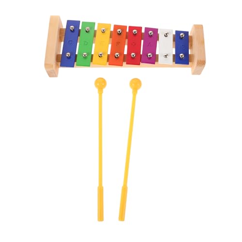 PartyKindom Xylophon Holz Musikinstrument Lernspielzeug für Vorschulkinder mit Metallplatten und Schlägeln Klarer für Rhythmusförderung und Musikalische Früherziehung PartyKindom Xylophon Holz Musikinstrument Lernspielzeug für Vorschulkinder mit Metallplatten und Schlägeln Klarer für Rhythmusförderung und Musikalische Früherziehung von PartyKindom