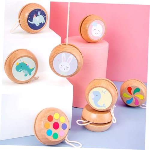 PartyKindom Yo yo Holzspielzeug aus Robustem Buchenholz Pädagogisches Schnurballspiel zur Hand Auge koordination Stoßfestes Langlebiges Holzspielzeug für Jungen und Mädchen Geschenk PartyKindom Yo yo Holzspielzeug aus Robustem Buchenholz Pädagogisches Schnurballspiel zur Hand Auge koordination Stoßfestes Langlebiges Holzspielzeug für Jungen und Mädchen Geschenk von PartyKindom