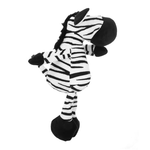 PartyKindom Zebrapuppe Zebra stofftier Zebra Kuscheltier für Kleinkinder Niedliches Zebra Kuscheltier Zebra Zebra- Bequemes gefülltes kurzer Plüsch von PartyKindom