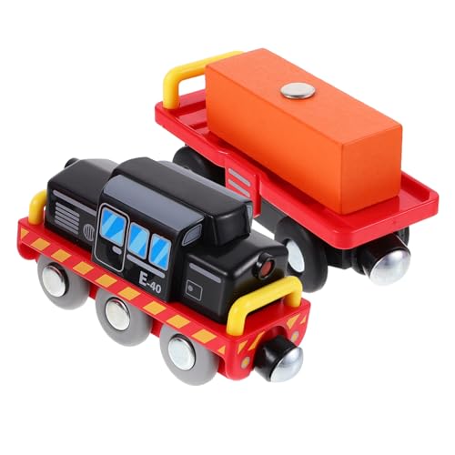 PartyKindom Spielzeug Eisenbahn Modell Für Junge Mädchen Frühe Pädagogische Zug Spielzeug Mit Simulation Design Lernfähigkeit Und Hand-Augen-koordination von PartyKindom