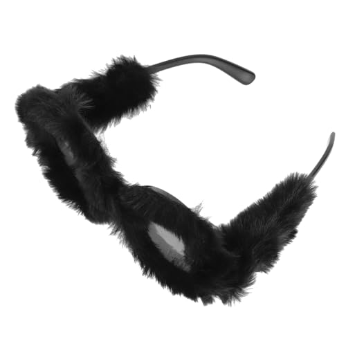 PartyKindom lustige geformt funky Ausgefallene für Damen Abs Spaß costumes fancy dress faschingskostüme pelzige Kostüm Sonnenbrillen Zubehör Plüsch Black PartyKindom lustige geformt funky Ausgefallene für Damen Abs Spaß costumes fancy dress faschingskostüme pelzige Kostüm Sonnenbrillen Zubehör Plüsch Black von PartyKindom