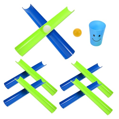 PartyKindom und Balance Training Teile Pipeline Challenge Spiel für Geburtstagsfeiern und Field Day Aktivitäten Vielseitig Einsetzbar für Teamübungen Fördert Zusammenarbeit und Spaß von PartyKindom