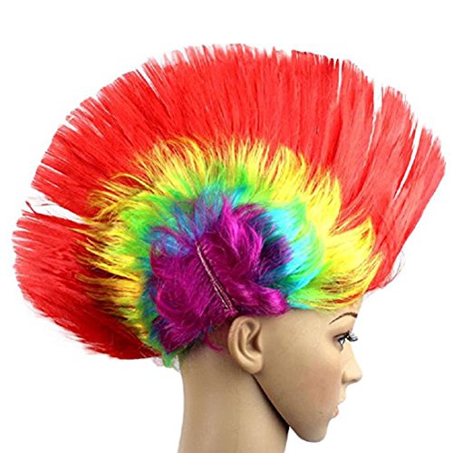 Perücken Hahnenkamm Perücke Hahnenkamm-haarperücke Hahnenkamm Cosplay Perücke Hahnenkamm-kopfbedeckung Bilden Requisiten Perücken Hahnenkamm Perücke Hahnenkamm-haarperücke Hahnenkamm Cosplay Perücke Hahnenkamm-kopfbedeckung Bilden Requisiten von PartyKindom