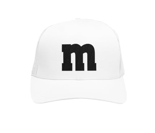 MM Mesh Cap – Basecap – M und M Damen Kostüm Zubehör – Gruppen Baseballcap für Karneval, Fasching, Festival & JGA – bunte M&M Verkleidung Mütze – Partyhut für Damen & Herren – Unisex One Size von PartyMagix